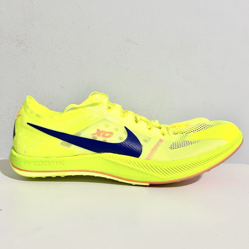 Nike ZoomX Dragonfly XC “Fast Pack” Men’s Size 12 Volt Blue Orange Track Spikes - Picture 2 of 9